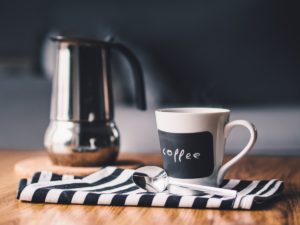 Cafetière "italienne" - avec bouilloire intégrée